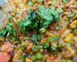 A picture of step 3 of Left over dal Sabji.