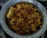 A picture of step 5 of Leftover Chhole Pulao.