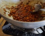 A picture of step 3 of Matki usal (moth beans).