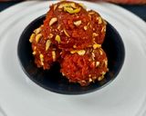 A picture of step 4 of Mawa Malai Gajar Halwa.