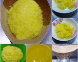 A picture of step 1 of Colorful Sticky Rice with Mango.