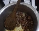 A picture of step 4 of Gizzard stew.