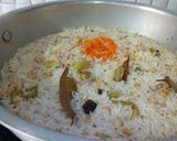 A picture of step 17 of Kabli chana pulao.