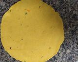 A picture of step 1 of Masala bhakari (Bran flour).