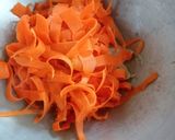 Foto del paso 4 de la receta: Ensalada caliente de vegetales, con timbal de arroz