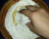 A picture of step 2 of Poori 😋💛.
