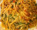A picture of step 5 of Spaghetti and beans with alanyahu.