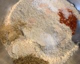 A picture of step 2 of Beetroot crackers.