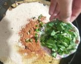 A picture of step 13 of Vegetable Kofta with chapati.