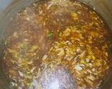 A picture of step 9 of Chicken manchow soup.