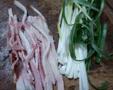 Foto del paso 1 de la receta: Colita de cuadril con verdeo y panceta