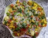 A picture of step 4 of Cheese popcorn chat/bhel.