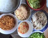 Hình bước làm 1 của món Bún thịt luộc nước mắm