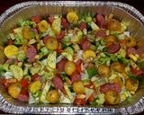 A picture of step 1 of Mike's Andouille Sausage & Vegetable Melody.
