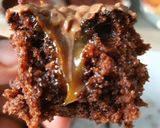 Une image de l'étape 7 de Gateau chocolat, caramel beurre salé et couverture crunch.