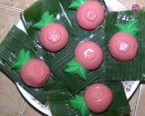 Foto langkah ke 6 dari resep Kue Ku isi Kacang Hijau.