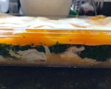 Foto del paso 5 de la receta: Pastel de calabaza, espinaca y pollo. Sano y muy rico !!