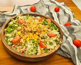 A picture of step 4 of Couscous and Strawberry Tabbouleh.