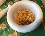 Une image de l'étape 9 de Bœuf juste saisi aux arachides, fruits et gingembre.