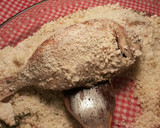 Foto del paso 18 de la receta: Pargos a la sal con aromas de te verde rosas, romero y manzanilla flor