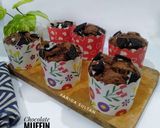 Foto langkah ke 7 dari resep Chocolate Muffin With Oreo - tanpa mikser.