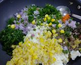 A picture of step 2 of Veg cheese balls.