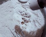 A picture of step 3 of Gulkand cake.