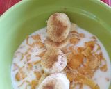 A picture of step 4 of BananaReceipe#themechallenge.