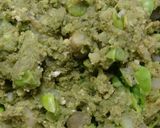 A picture of step 2 of Palak cutlet.