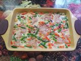 Запіканка з овочами та куркою