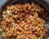 A picture of step 3 of Chatpatti bhelpuri.