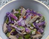Foto del paso 4 de la receta: Zapallito, repollo y queso untable