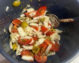Zöldséges lazac répás krumplipürével recept fázis 3 fotója
