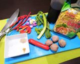 Foto langkah ke 1 dari resep Mie goreng keriting.
