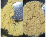 A picture of step 4 of Crumbled Besan dessert.