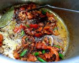 A picture of step 4 of Mutton yakhni pulao😋.