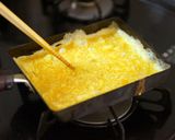 A picture of step 3 of Fluffy Japanese Rolled Omelet with Shirodashi.