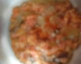 A picture of step 4 of Navratan dal.