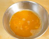 A picture of step 1 of Fluffy Japanese Rolled Omelet with Shirodashi.