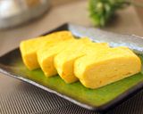 A picture of step 9 of Fluffy Japanese Rolled Omelet with Shirodashi.