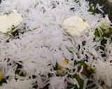 A picture of step 7 of Palak Biryani One Pot Meal.