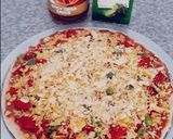 A picture of step 1 of Tikka pizza(whats up group recipe).