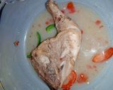 A picture of step 13 of Golden chicken with veggies.