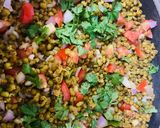 A picture of step 3 of Moong Bean Chaat Salad.