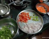 A picture of step 2 of Brinjal Bharta.