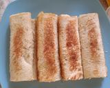 Foto langkah ke 4 dari resep Roti Bakar Pisang Coklat Istimewa.