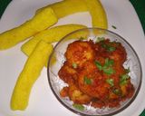 A picture of step 8 of Chilli garlic potato.