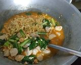 Foto langkah ke 2 dari resep Mie tek tek pedas.