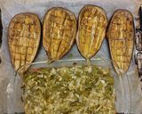 Foto del paso 8 de la receta: Berenjenas al pesto de albahaca, rellenas de atún con tomate