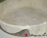 A picture of step 3 of Maria's pepper pie.